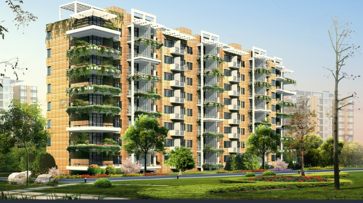 Native Plant Simulations in Sustainable Architectural Models Dubai